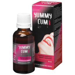 Suplement diety, Yummy Cum, krople poprawiające smak spermy, 30 ml.