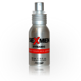 Perfumy męskie z feromonami , Sexmen Dynamic, 50 ml, atomizer.