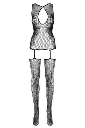 Bodystocking z elastycznej siatki typu kabaretka, Melanie