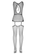 Bodystocking z elastycznej siatki typu kabaretka, Melanie
