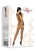 Bodystocking z elastycznej siatki typu kabaretka, Melanie