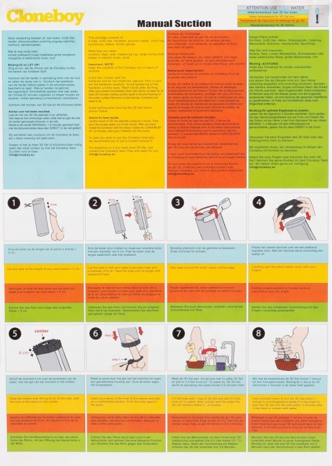 Cloneboy - zestaw do samodzielnego wykonania kraftowego, silikonowego dilda na przyssawce