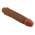 Dildo z wibracjami (wibrator realistyczny) Barbara 8,3", baterie, TPR