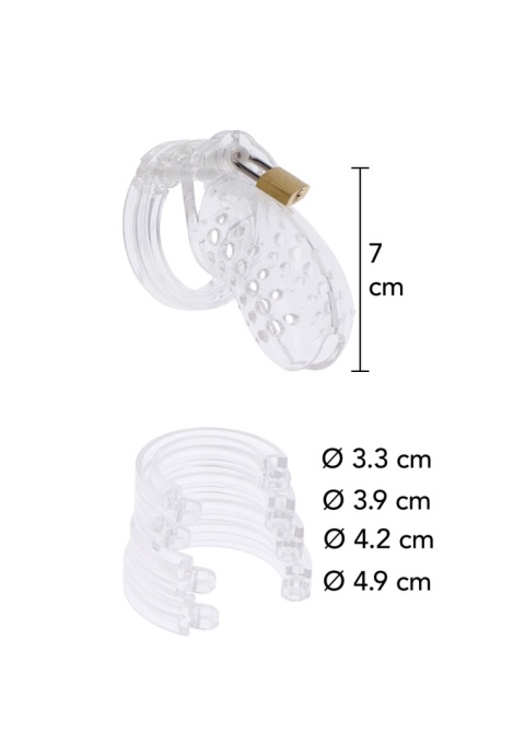 Klatka na penisa, męski pas cnoty, Chastity Penis Cage,akryl