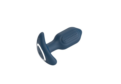 Korek analny z wibracjami i pilotem bezprzewodowym, Victoria, można nosić w każdej pozycji, silikon, USB