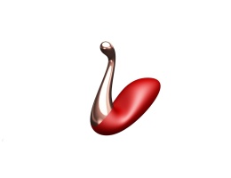 Masażer łechtaczki Łabędź, soniczny, 3 końcówki, sterowanie smartfonemn, Boys of Toys