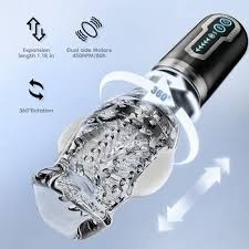 Masturbator Thrusting, posuwisto-zwrotny, masażer penisa z wibracjami, Thrusting Cup