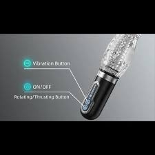 Masturbator Thrusting, posuwisto-zwrotny, masażer penisa z wibracjami, Thrusting Cup