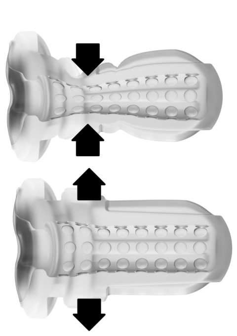Masturbator ssący i wibrujący, Deep Squeeze Masturbator, premium