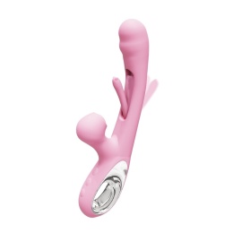 Wielozadaniowy, wibrator udarowy, do łechtaczki i punktu G, silikon, USB, Impact Swing