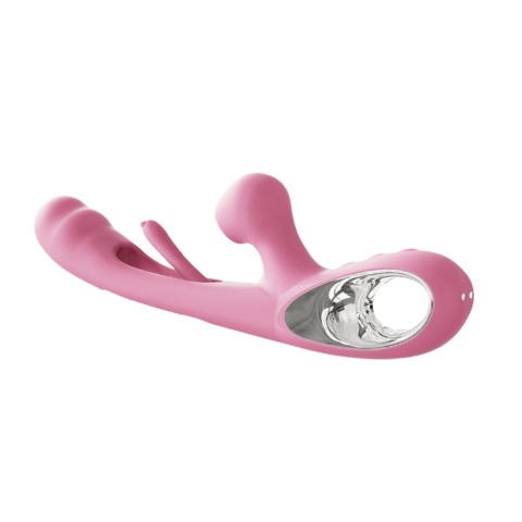 Wielozadaniowy, wibrator udarowy, do łechtaczki i punktu G, silikon, USB, Impact Swing