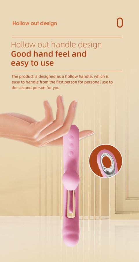 Wielozadaniowy, wibrator udarowy, do łechtaczki i punktu G, silikon, USB, Impact Swing