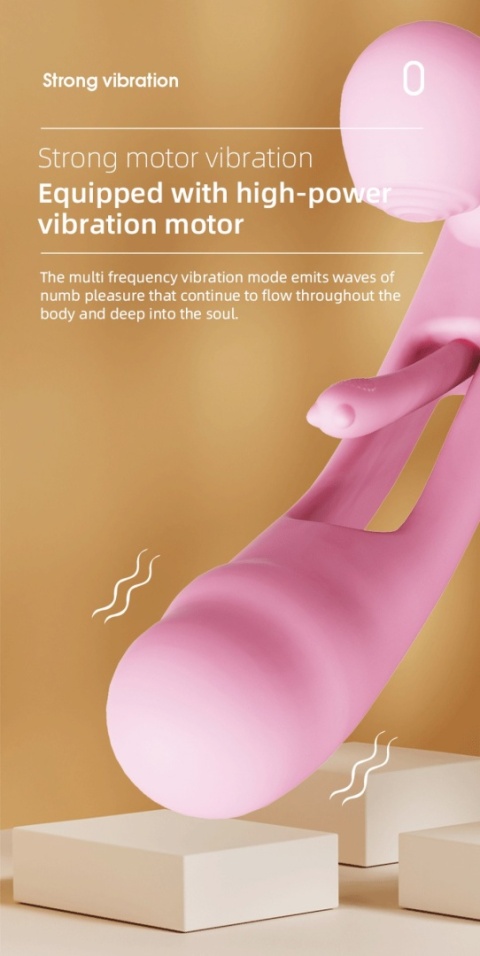 Wielozadaniowy, wibrator udarowy, do łechtaczki i punktu G, silikon, USB, Impact Swing