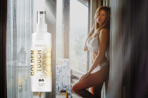 Czyścik do zabawek erotycznych, Golden Touch, antybakteryjny, atomizer 125 ml, Driminals