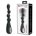 Dildo analne Federer, o zmiennej średnicy, z wibracjami, (bardzo cichy wibrator analny),,silikon, USB