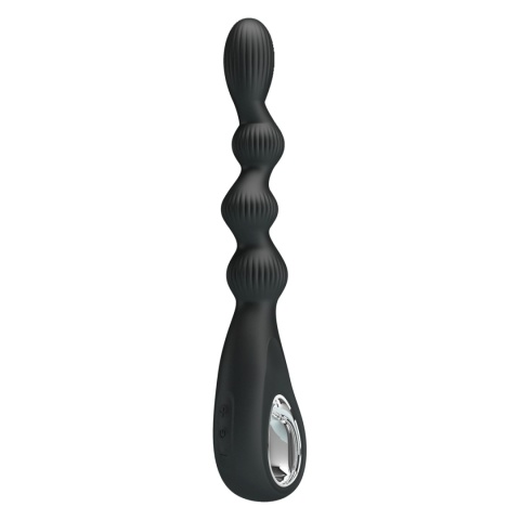 Dildo analne Federer, o zmiennej średnicy, z wibracjami, (bardzo cichy wibrator analny),,silikon, USB