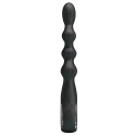Dildo analne Federer, o zmiennej średnicy, z wibracjami, (bardzo cichy wibrator analny),,silikon, USB