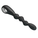 Dildo analne Federer, o zmiennej średnicy, z wibracjami, (bardzo cichy wibrator analny),,silikon, USB
