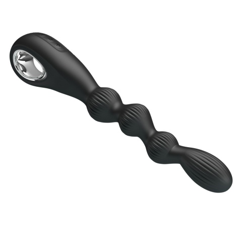 Dildo analne Federer, o zmiennej średnicy, z wibracjami, (bardzo cichy wibrator analny),,silikon, USB