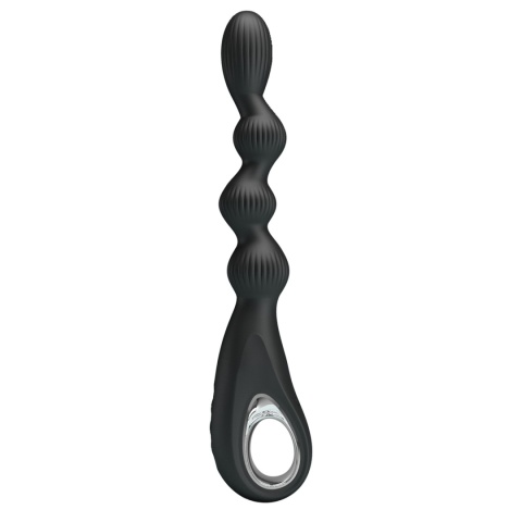 Dildo analne Federer, o zmiennej średnicy, z wibracjami, (bardzo cichy wibrator analny),,silikon, USB