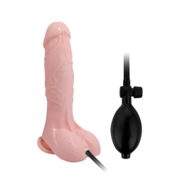 Dildo na przyssawce, pompowane, TPR, Inflatable Baile