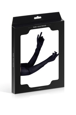 Długie rękawiczki, atłasowe, błyszczące, lekko elastyczne, rozmiar uniwersalny