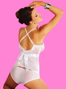 Komplet bielizny, top i figi, tiul, Sophie, LivcoCorsetti