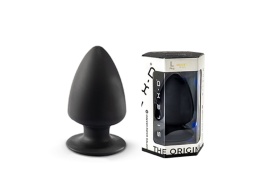 Korek analny XXL na przyssawce, silikon termoaktywny o podwójnej gęstości, premium, Silex-D