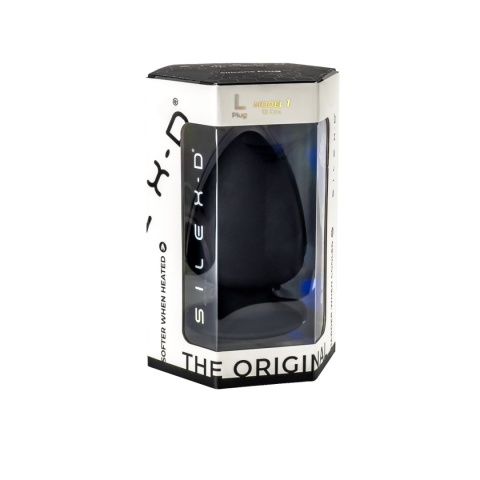 Korek analny XXL na przyssawce, silikon termoaktywny o podwójnej gęstości, premium, Silex-D