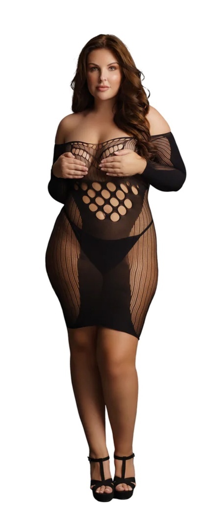 Koszulka/sukienka Le Desir, długi rękaw, rozmiar XL-4XL