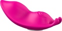 Masażer łechtaczki, wkładany do bielizny, Panty Vibrator with Rabbit, pilot bezprzewodowy