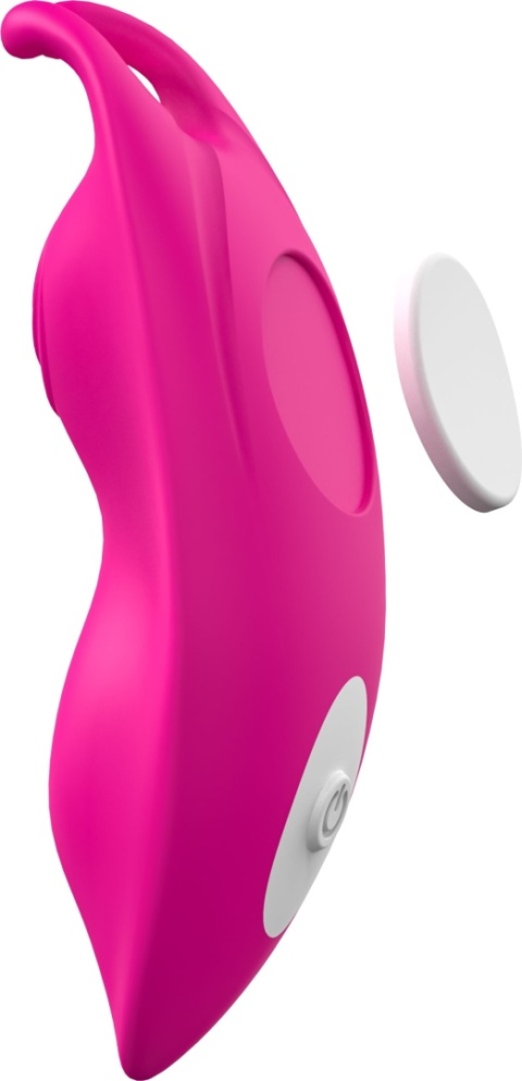 Masażer łechtaczki, wkładany do bielizny, Panty Vibrator with Rabbit, pilot bezprzewodowy