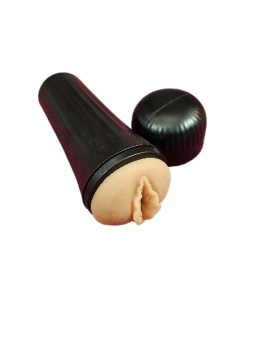 Masturbator bez wibracji, Soft, karmelowa wagina, płynny silikon, duża puszka