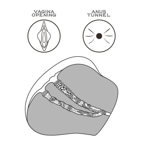 Masturbator, replika ciała, sztuczna pochwa Street Girl 4, 2,55 kg
