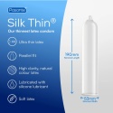 Prezerwatywy Pasante Silk Thin, bardzo cienkie, lateks, 12 szt.