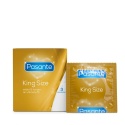 Prezerwatywy lateksowe Pasante King Size, duży rozmiar, 60mm pudełko 3 szt
