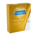 Prezerwatywy lateksowe Pasante King Size, duży rozmiar, 60mm pudełko 3 szt