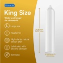 Prezerwatywy lateksowe Pasante King Size, duży rozmiar, 60mm pudełko 3 szt