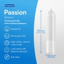 Prezerwatywy lateksowe Pasante Passion, żebrowane, 12 szt