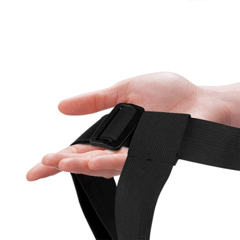 Strap-on Yvette, bez wibracji, wersja zakładana przez kobietę, dildo pełne w środku, z jądrami, materiał TPR
