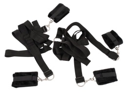 Wiązania pod materac, zestaw, kajdanki na rzepy, rozmiar uniwersalny