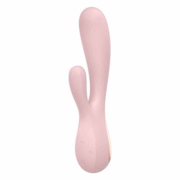 Wibrator ze stymulacją łechtaczki, w kształcie królika, sterowany smartfonem (na aplikację), Mono Flex Satisfyer
