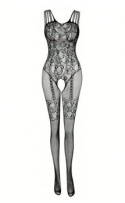 Bodystocking otwarte, Temperance, czarne, LivcoCorsetti
