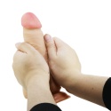 Dildo na przyssawce, Creel, bez wibracji, ruchoma skóra, TPR, Sliding Skin Bendable 8.1