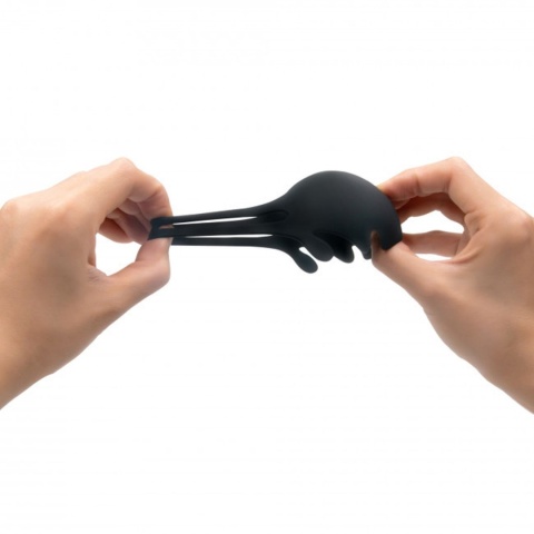Masażer jąder, do użytku w parze lub solo, silikon, USB, Dorcel