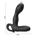 Masażer prostaty Barrack, wibracje, silikon, USB