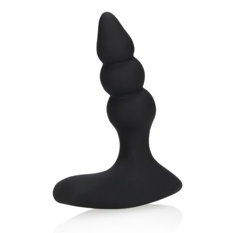 Masażer prostaty/stymulator punktu G, korek analny z wibracjami i pilotem, uniwersalna zabawka Loveline, silikon, USB.-