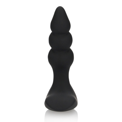 Masażer prostaty/stymulator punktu G, korek analny z wibracjami i pilotem, uniwersalna zabawka Loveline, silikon, USB.-