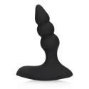 Masażer prostaty/stymulator punktu G, korek analny z wibracjami i pilotem, uniwersalna zabawka Loveline, silikon, USB.-