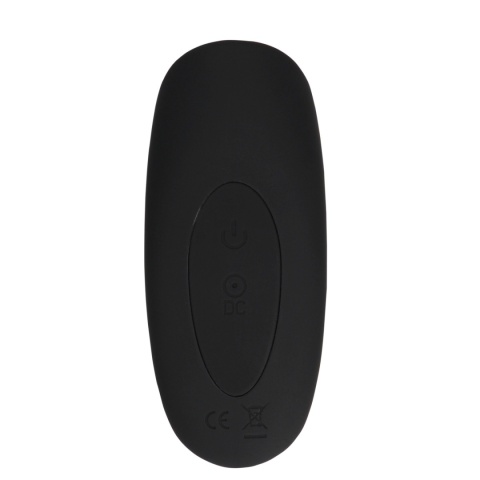Masażer prostaty/stymulator punktu G, korek analny z wibracjami i pilotem, uniwersalna zabawka Loveline, silikon, USB.-